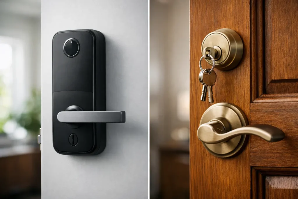 Smart Lock vs Traditional Deadbolt Compared