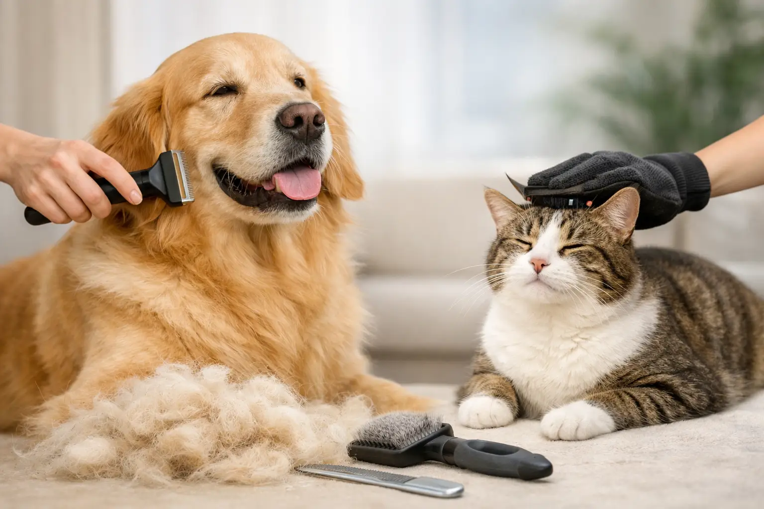 how to reduce pet shedding