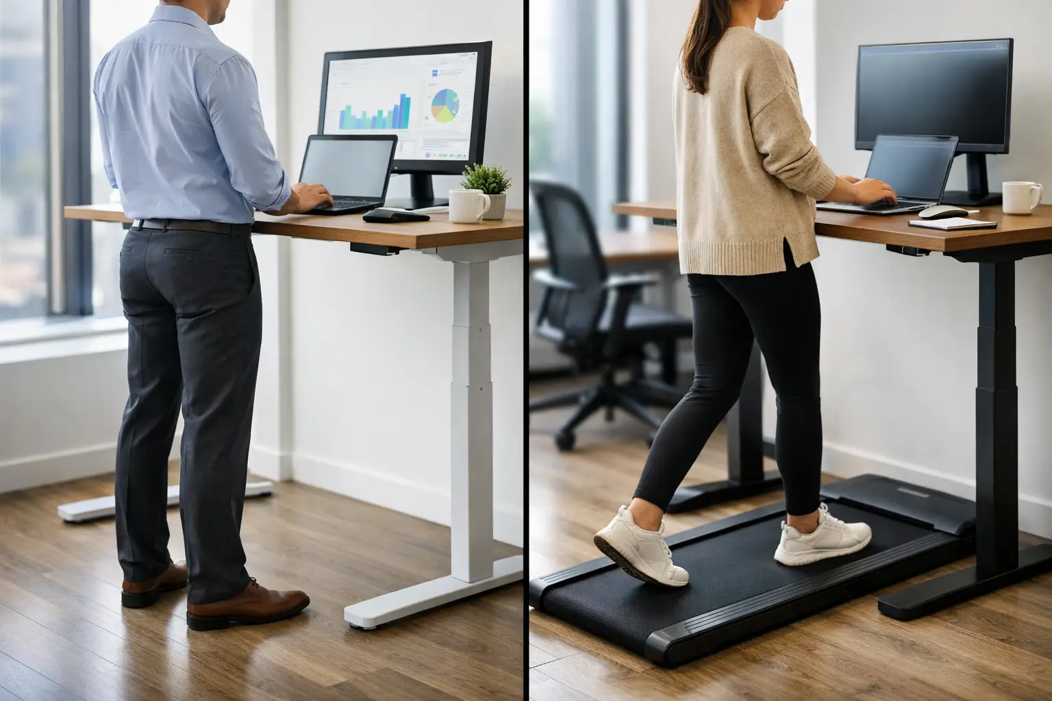 Standing Desk vs Walking Pad for Your Workday