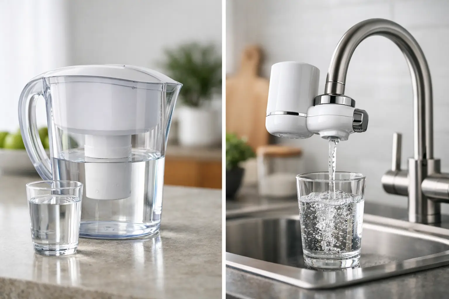 Water Filter Pitcher vs Faucet: Which Fits?